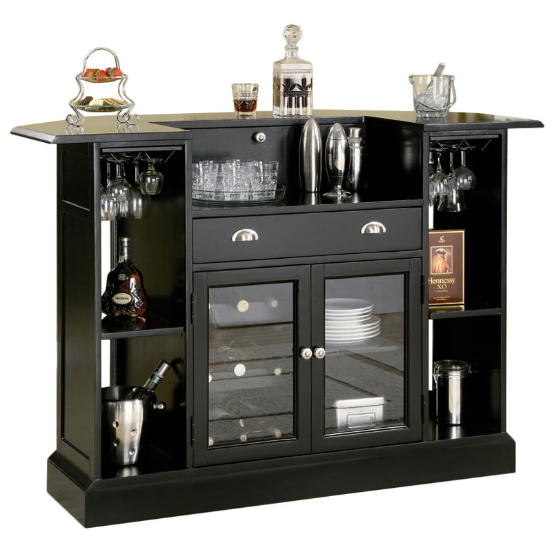 Darby Home Co Anselm Bar with Wine Storage & Reviews Wayfair